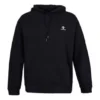 Go-To Pullover-Hoodie mit Stern-Chevron-Stickerei, Standard-Passform, asiatische Größen „Schwarz“