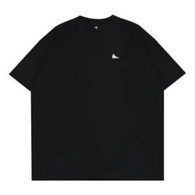 Go-To Sneaker Patch T-Shirt asiatische Größen „Schwarz“