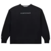 Gold Standard Sweatshirt mit Rundhalsausschnitt und Swarovski-Kristallen, asiatische Größen, „Schwarz“