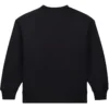 Gold Standard Sweatshirt mit Rundhalsausschnitt und Swarovski-Kristallen, asiatische Größen, „Schwarz“