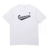 Herren Converse Classic Alphabet Pattern Kurzarm-Shirt Weiß