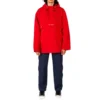 Herren Converse x Kim Jones Crossover Casual Sports Half Zipper Hooded Jacke Rot
