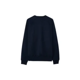 Herren Converse x Kim Jones Crossover Einfarbiger Sport-Strickpullover mit Rundhalsausschnitt Marineblau Herren Converse x Kim Jones Crossover Einfarbiger Sport-Strickpullover mit Rundhalsausschnitt Marineblau