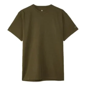 Herren Converse x Kim Jones Crossover Small Label Einfarbig Sport Rundhalsausschnitt Kurzarm Olivgrün Herren Converse x Kim Jones Crossover Small Label Einfarbig Sport Rundhalsausschnitt Kurzarm Olivgrün