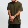 Herren Converse x Kim Jones Crossover Small Label Einfarbig Sport Rundhalsausschnitt Kurzarm Olivgrün