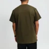 Herren Converse x Kim Jones Crossover Small Label Einfarbig Sport Rundhalsausschnitt Kurzarm Olivgrün
