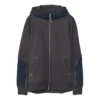 Herren Converse x Paria Farzaneh Crossover Splicing Kapuzenjacke mit Reißverschluss Blau