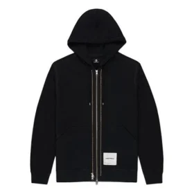 Herren Converse x Slam Jam Crossover Back Logo Sport-Kapuzenjacke Schwarz Herren Converse x Slam Jam Crossover Back Logo Sport-Kapuzenjacke Schwarz