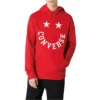Herren-Pullover mit Grafikprint in Universitätsrot