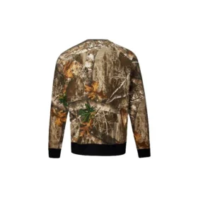 Herren-Pullover von Converse mit Retro-Muster und Logo-Print, Rundhalsausschnitt, Camouflage Herren-Pullover von Converse mit Retro-Muster und Logo-Print, Rundhalsausschnitt, Camouflage
