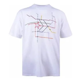 Herren-T-Shirt mit Converse-Logo-Aufdruck, kurzärmelig, weiß Herren-T-Shirt mit Converse-Logo-Aufdruck, kurzärmelig, weiß