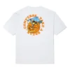 Herren-T-Shirt von Converse mit Cartoon-Print, locker sitzend, Rundhalsausschnitt, kurze Ärmel, weiß