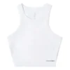 High Neck Knit Tank Top asiatische Größen „Weiß“