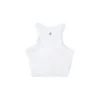High Neck Knit Tank Top asiatische Größen „Weiß“