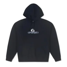 Hoodie mit Totenkopf-Logo, asiatische Größen, „Schwarz“