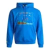 Hoodie mit Videospiel-Grafik – asiatische Größen „Blau“