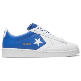 Hoops Pro Leather Blau/Weiß