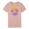 Icon Remix Classic T-Shirt (asiatische Größen) „Pink Yellow“