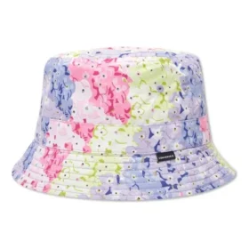 IWD Wendbarer Bucket Hat „Blau Lila Rosa Gelb“
