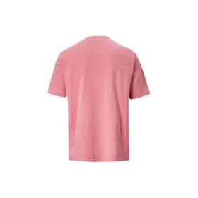 Jack Purcell Besticktes Sport-T-Shirt mit Rundhalsausschnitt und kurzen Ärmeln für Paare, rosa Jack Purcell Besticktes Sport-T-Shirt mit Rundhalsausschnitt und kurzen Ärmeln für Paare, rosa