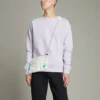 Jack Purcell Pullover Sweatshirt mit Rundhalsausschnitt, asiatische Größen, „Lilac“