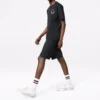 Jersey-Shorts in asiatischen Größen „Black“