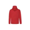 Kapuzen-Sweatshirt mit Kordelzug und Finger-Letter-Print, rot
