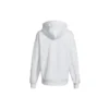 Klassischer Logo-Athleisure-Casual-Sport-Hoodie mit Fleecefutter, Weiß