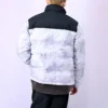 Kurze Daunenjacke asiatische Größen „Grey“