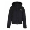 Kurze Daunenjacke in asiatischen Größen „Schwarz“