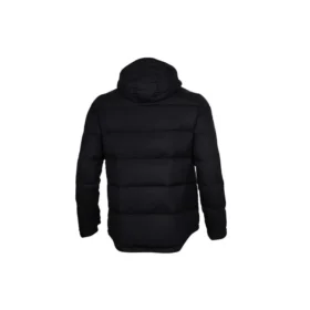 Kurze, warme Daunen-Sportjacke mit Kapuze, asiatische Größen, „Schwarz“