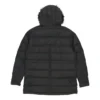 Lange Daunenjacke in asiatischen Größen „Schwarz“