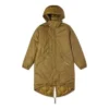 Langer Daunen-Trenchcoat, asiatische Größen „Braun“