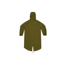 Langer Daunen-Trenchcoat, asiatische Größen „Braun“