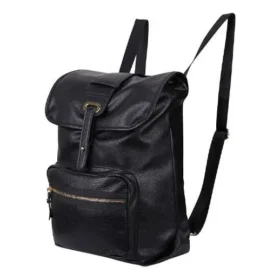 Lederrucksack „Black“