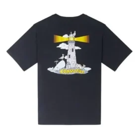 Lighthouse T-Shirt (asiatische Größen) „Schwarz“