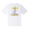 Lighthouse T-Shirt (asiatische Größen) „Weiß“