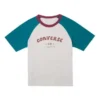 Logo-Baseball-T-Shirt, asiatische Größen, „Weiß-Blau“