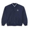 Logo-Baseballjacke, asiatische Größen, „Navy“