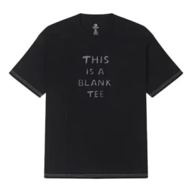 Logo-T-Shirt asiatische Größen „Black“