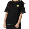 Lässiges T-Shirt, asiatische Größen „Schwarz Gelb“