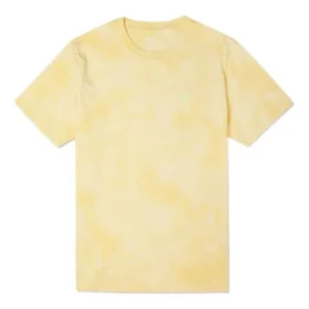 Marble Rundhals-T-Shirt mit kurzen Ärmeln, asiatische Größen „Gold Dart“