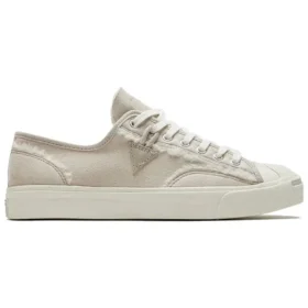 Mit Kunstfell gefütterte Leder-Jack-Purcell-Schuhe „Pink/Weiß“