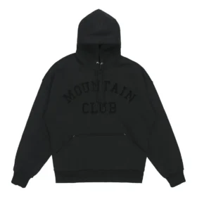 Mountain Club Hoodie asiatische Größen „Schwarz“ Mountain Club Hoodie asiatische Größen „Schwarz“