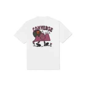 Moving Mountains Kurzarm-T-Shirt, asiatische Größen „Weiß“