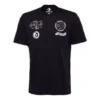Multi Logo T-Shirt asiatische Größen „Schwarz“