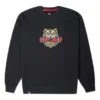 Neujahrsserie Sweatshirt mit Rundhalsausschnitt und Tiger-Muster, asiatische Größen, „Schwarz“