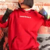 Neujahrsserie Tiger Stripes Hoodie Rot