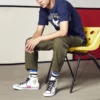 Nylon-Hose mit Taschen – asiatische Größen – „Olivgrün“