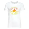 Ombre Chuck Patch Crew T-Shirt (asiatische Größen) „White Yellow“